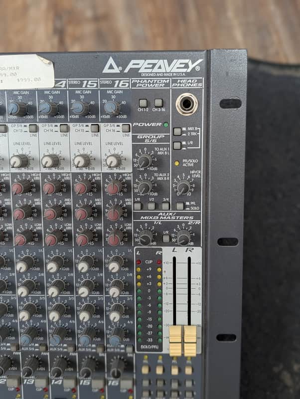 Peavey Rsm4062 powered mixer made in usa
