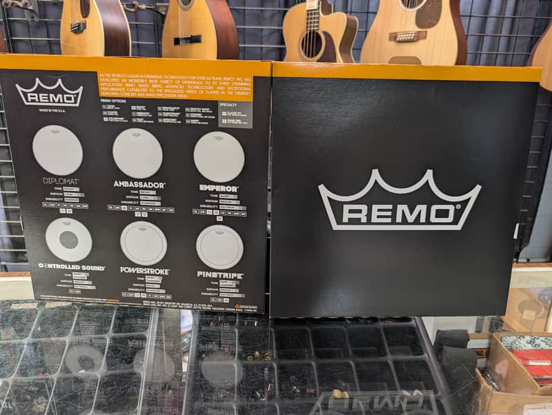 Remo Pinstripe ebony 2 pack bundle