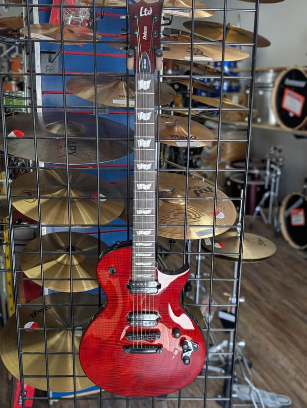 ESP LTD EC-1000T Deluxe - See Thru Black Cherry - Image 2