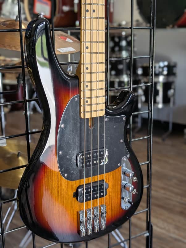 Schecter 2022 Diamond Series CV-4 Bass 3-Tone Sunburst – NOS B-Stock