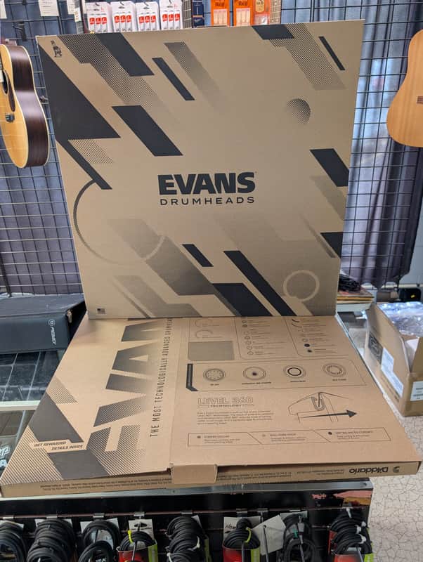 Evans Emad2 clear bundle 2 pack