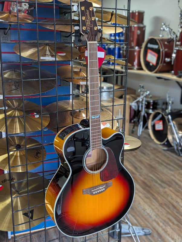 Takamine GJ72CE-BSB G70 Jumbo Cutaway Acoustic-Electric Brown Sunburst-NOS - Image 3