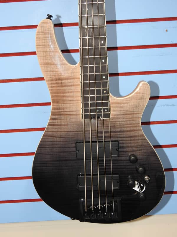 Schecter SLS Elite-5 Black Fade Burst