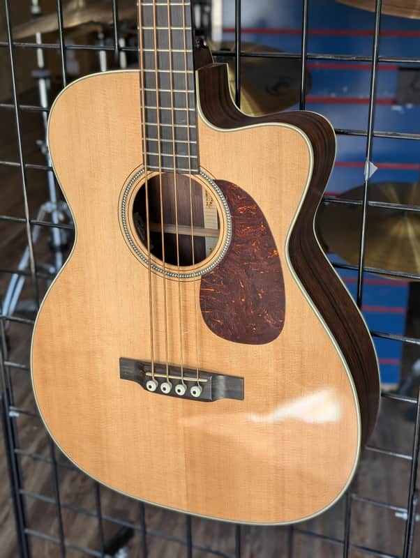 2022 Martin BC-16E Acoustic-Electric Bass – Natural – USA – With Soft Case