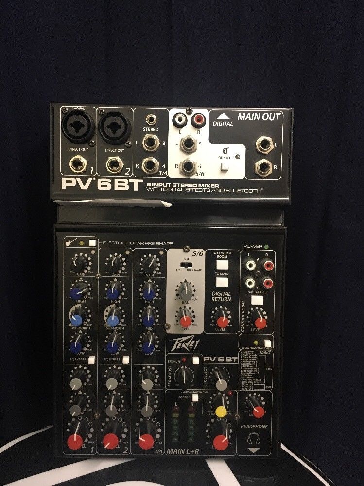Peavey  PV 6BT Mixer