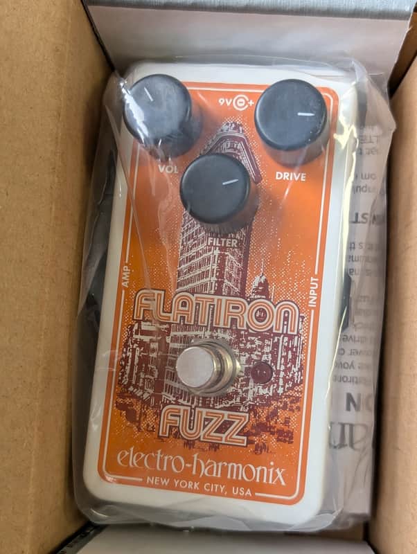 Electro-Harmonix Flatiron Fuzz Distortion Pedal NEW IN BOX