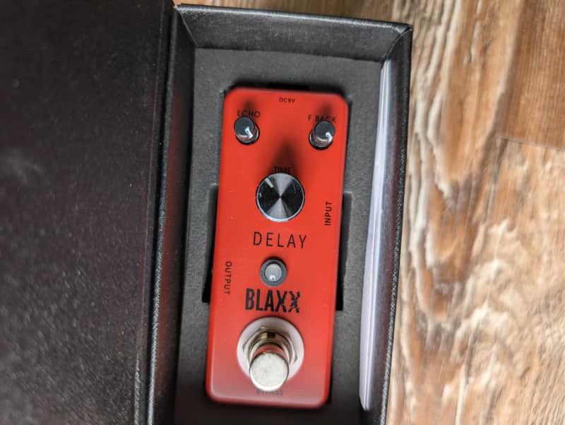 Stagg BLAXX BX-DELAY Mini Delay Guitar Effects Pedal Red NEW IN BOX