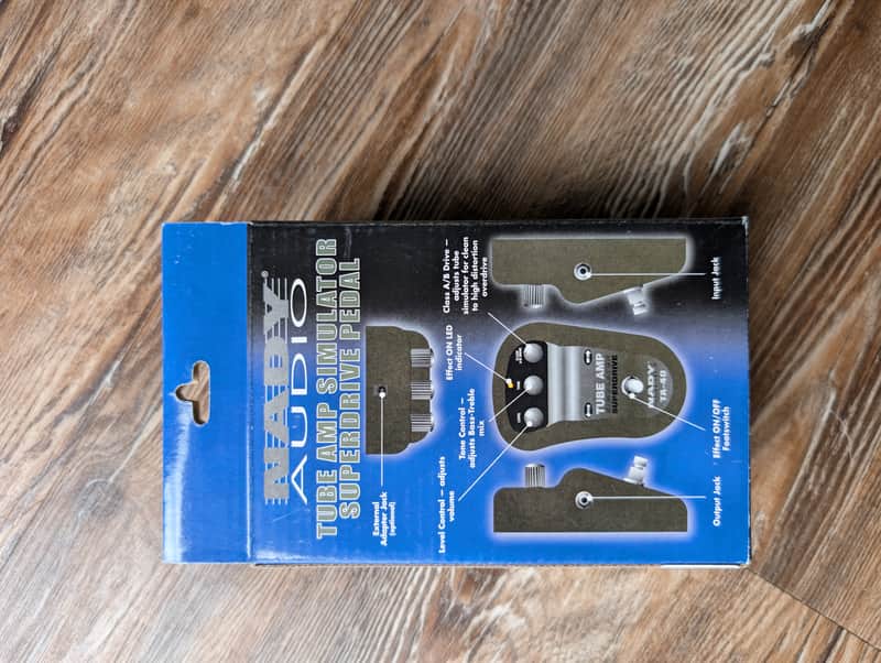 Nady TA-40 Tube Amp Simulator Superdrive Guitar Pedal NEW OLD STOCK