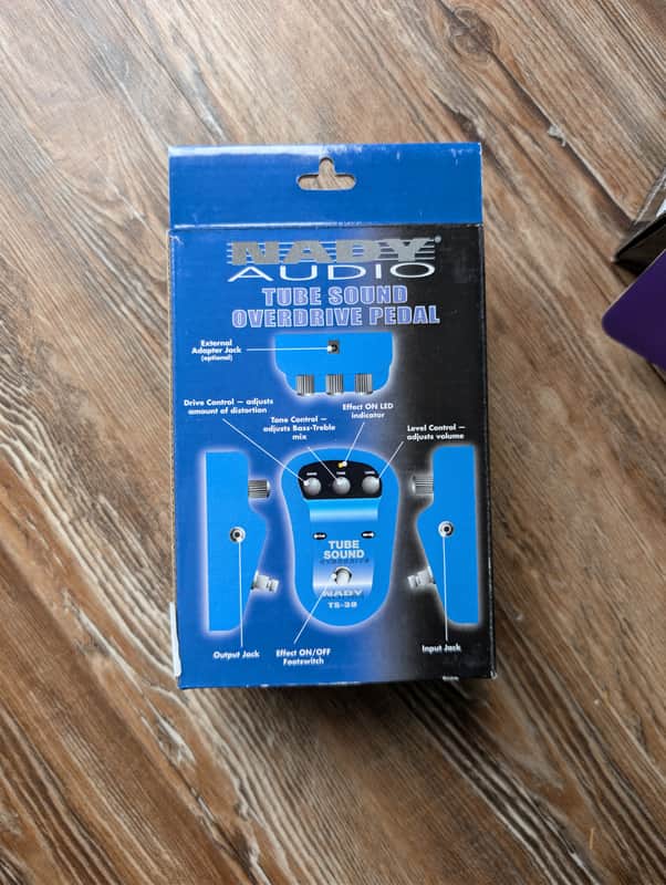 Nady Audio TS-30 Tube Sound Overdrive Guitar Pedal NEW OLD STOCK