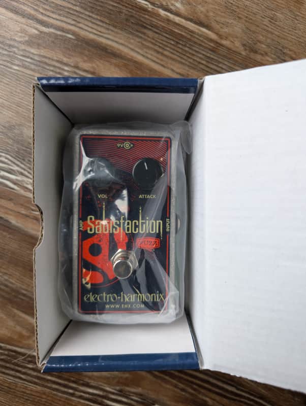 Electro-Harmonix Satisfaction Fuzz Analog Guitar Effects Pedal NEW OLD STOCK - Image 2