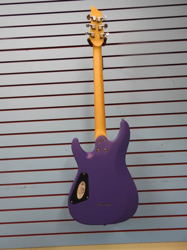 Schecter C-6 Deluxe Satin Purple - Image 3