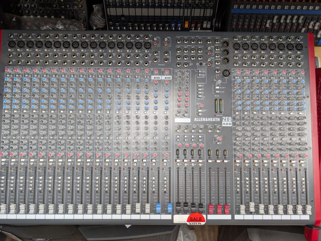 Allen & Heath ZED-428 4-Bus Analog Mixer with USB - New Old Stock / Open Box