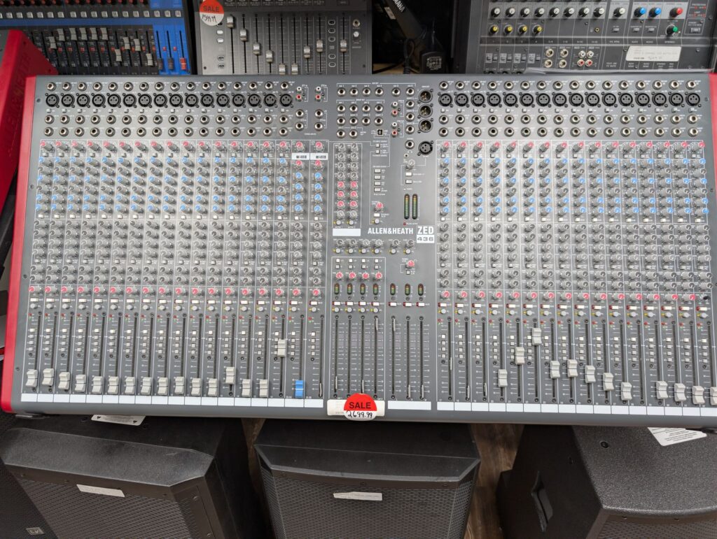 Allen & Heath ZED-436 32-Channel 4-Bus USB Mixer – New Old Stock / Open Box